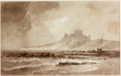 Bamburgh Castle from the North